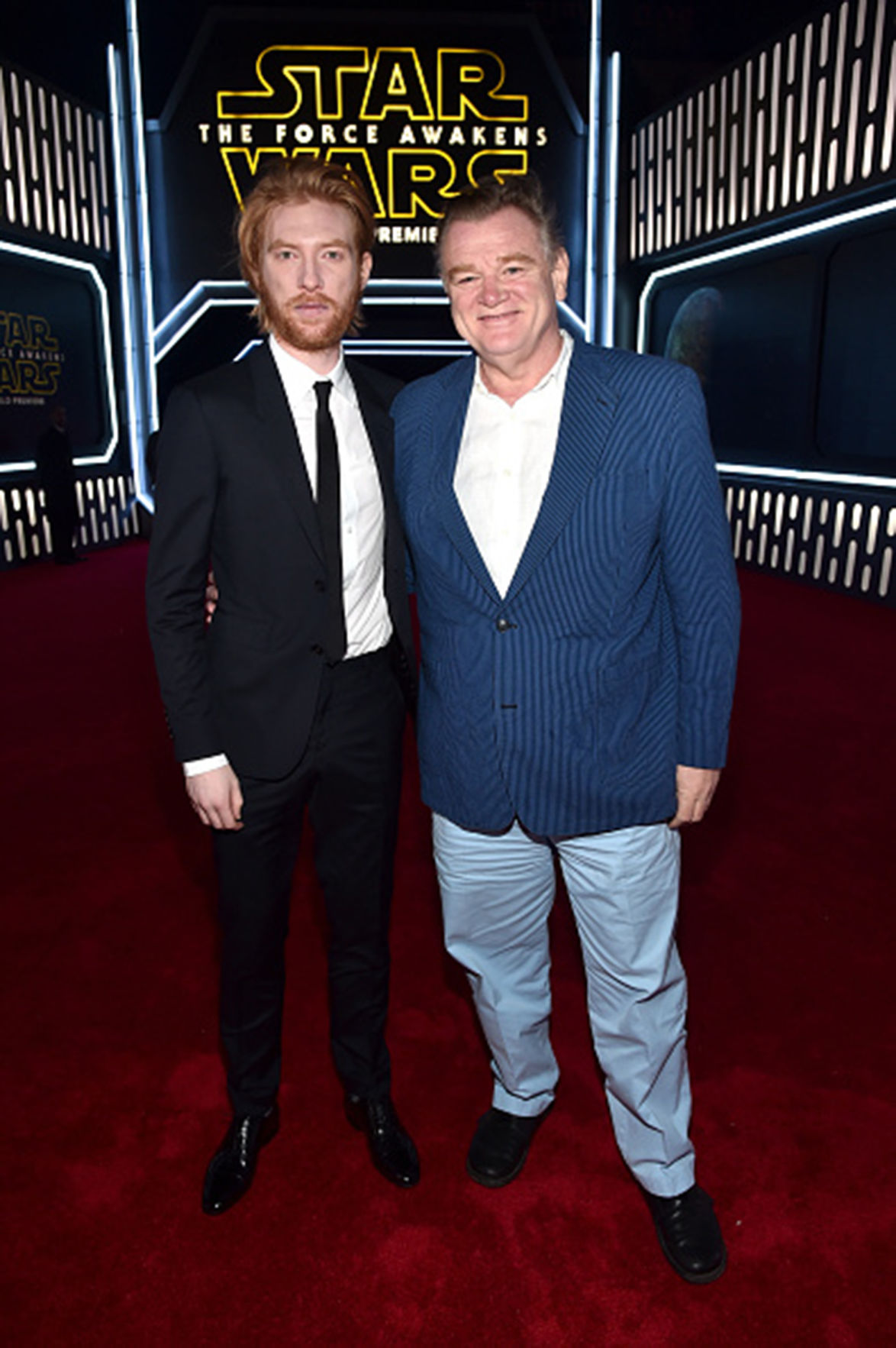 Domhnall Gleeson and Brendan Gleeson